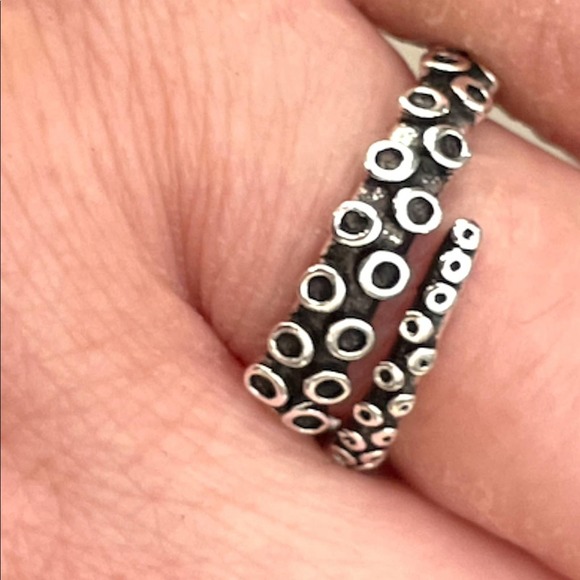 none Other - Adjustable Unisex Octopus Rings Gothic Band
